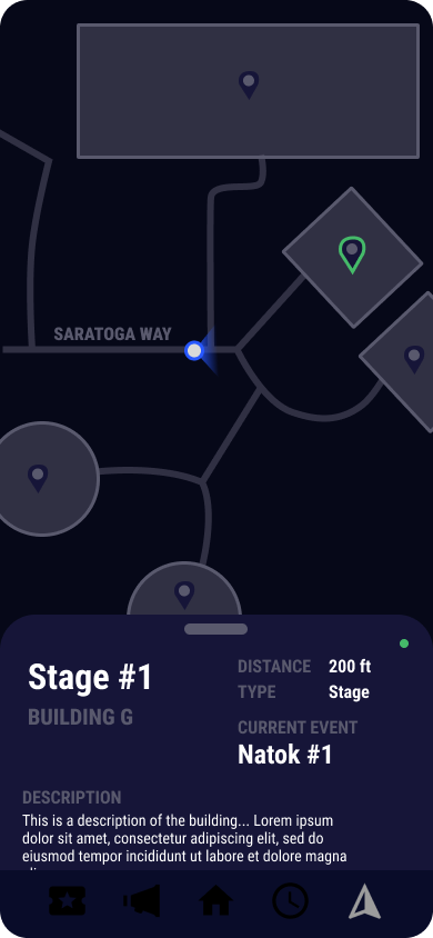 EventX interactive venue map